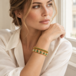 Emerald & Pearl Bracelet